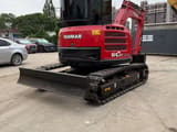 2018 Yanmar ViO40 mini excavator, rear three-quarter view