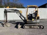 2005 Volvo ECR38 mini excavator, side view