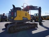 2016 Volvo ECR145EL crawler excavator, rear three-quarter view