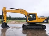 2024 Hyundai 210 crawler excavator, side profile view