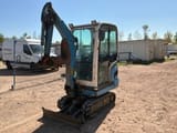 2014 Kubota KX016-4 mini excavator, front three-quarter view