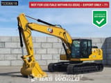 2025 Caterpillar 323D3 crawler excavator, side view
