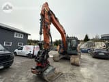 2019 Doosan DX140LCR-5 crawler excavator, front three-quarter view