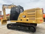 2023 Caterpillar 320GC crawler excavator, side profile view