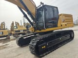 2024 Caterpillar 345GC crawler excavator, front three-quarter view