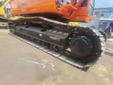 2021 Doosan DX225LC crawler excavator side view of tracks