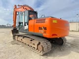2009 Hitachi Zaxis 210LC crawler excavator, rear three-quarter view