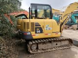 2016 Komatsu PC56-7 mini excavator, rear three-quarter view