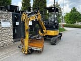 2018 Caterpillar 303E mini excavator, front three-quarter view