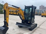 2021 Sany SY26U mini excavator, front three-quarter view