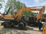 Hyundai 150W-9 wheel excavator side view