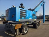 2017 Fuchs MHL350F material handler, rear three-quarter view