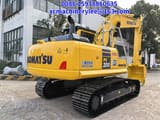 2023 Komatsu PC200 crawler excavator rear three-quarter view