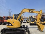 2022 Caterpillar 308CCR mini excavator, side profile view