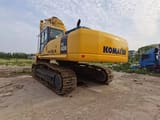 2017 Komatsu PC400-7 crawler excavator, rear three-quarter view