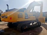 2022 Komatsu PC350-7 crawler excavator, rear three-quarter view
