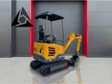 Gorila G20SE I PRO mini excavator, rear three-quarter view