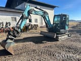 2015 Bobcat E62 mini excavator, side view