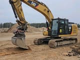 2017 Caterpillar 323F crawler excavator side view