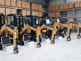 2025 Sany SY18C mini excavator row
