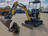 2018 Wacker Neuson EZ17 mini excavator, side view