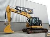 2017 Caterpillar 325FL crawler excavator, side view