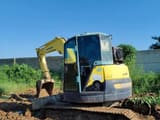 2022 Yanmar VIO75 mini excavator, side view