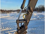 2018 Volvo ECR145CL crawler excavator boom and quick coupler detail