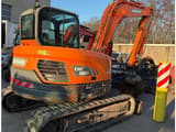 2016 Doosan DX85R-3 crawler excavator, rear three-quarter view