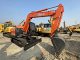 2023 Hitachi Zaxis 75 crawler excavator, side view