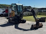 2013 Volvo ECR25D mini excavator side view