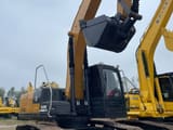 2023 XCMG XE215DA crawler excavator, front three-quarter view