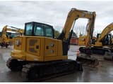 2022 Caterpillar 308 crawler excavator rear three-quarter view
