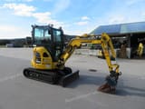 2023 Komatsu PC26 MR-5 mini excavator, side view
