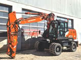 2024 Hitachi ZX180W-7 wheel excavator, side profile view
