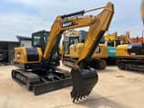 2024 Sany SY60C crawler excavator, front three-quarter view