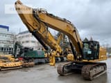 2021 Caterpillar 336-07C crawler excavator, side view