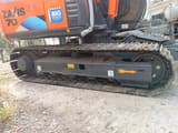 2024 Hitachi Zaxis 70 mini excavator side view of tracks