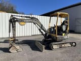 2005 Volvo ECR38 mini excavator, side view
