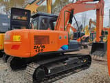 2022 Hitachi Zaxis 120 crawler excavator, rear three-quarter view