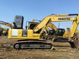 2023 Komatsu PC200 crawler excavator, side view