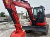 2022 Kubota U55 Mini Excavator, front three-quarter view