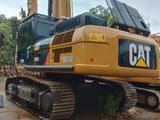 2025 Caterpillar 336D L crawler excavator, rear three-quarter view