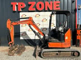2017 Hitachi ZX26U-5 mini excavator, side view