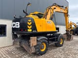 2018 JCB JS160W wheel excavator, rear three-quarter view