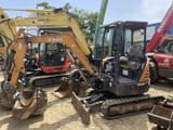 2017 CASE CX26C Mini Excavator, side view