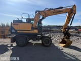 2019 Hyundai HW160 wheel excavator, side profile view