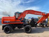 2022 Hitachi EX100WD wheel excavator side view
