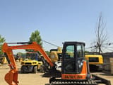 2023 Hitachi Zaxis 55 mini excavator, side view