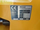 2015 Manitou AX850 mini excavator identification plate